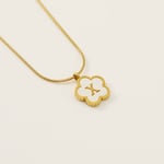 Gold color / 1 Piece Simple Series Daily Letter X Stainless Steel  Gold Color Shell Women's Pendant Necklaces Picture24